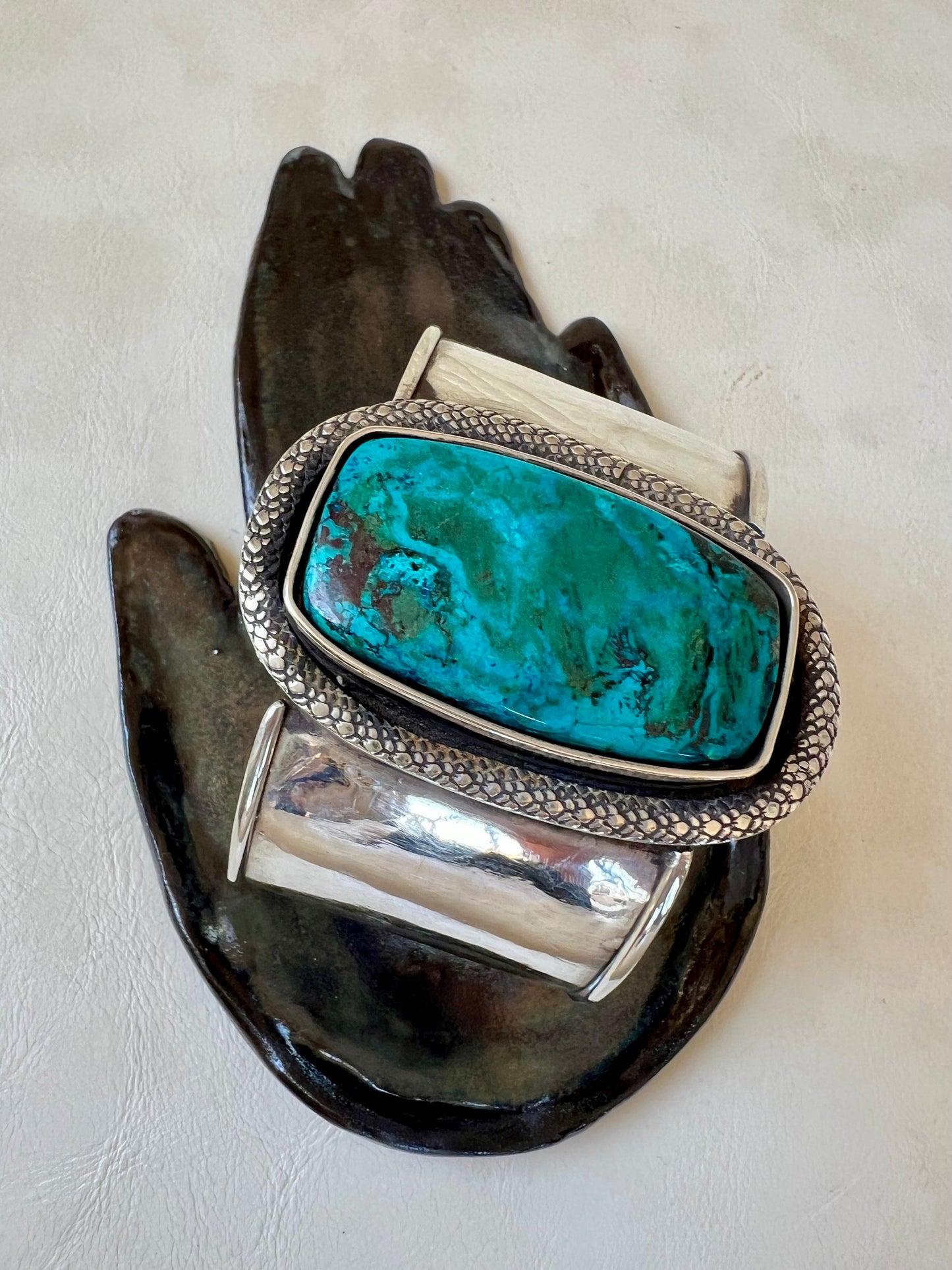 Chrysoprase Cuff
