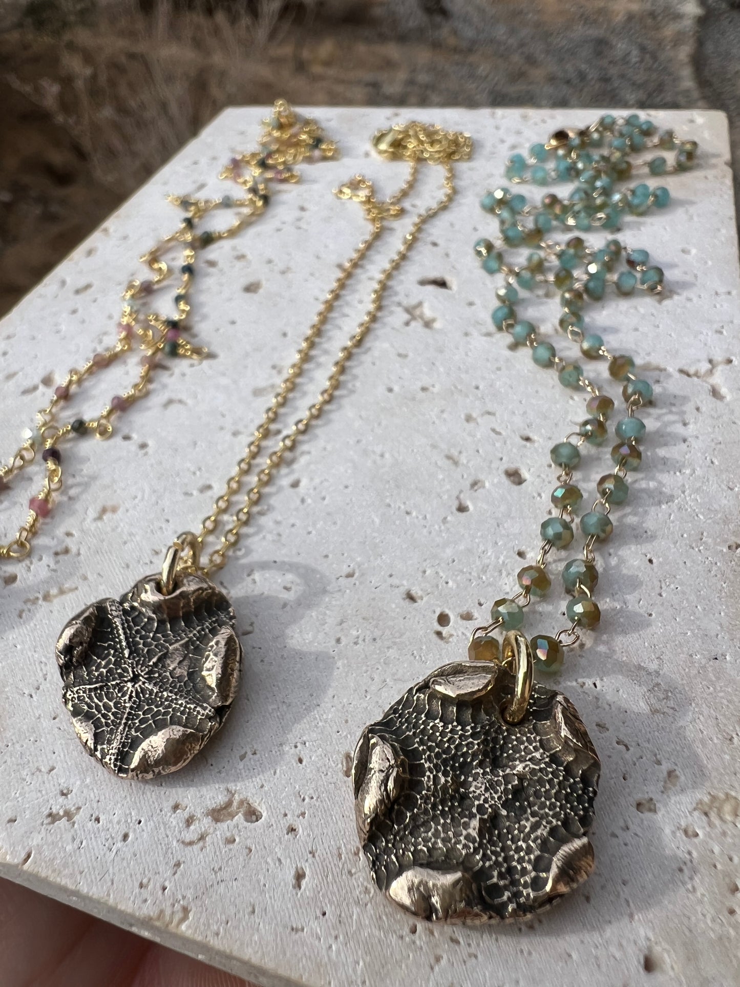 Starfish with Beaded Chains