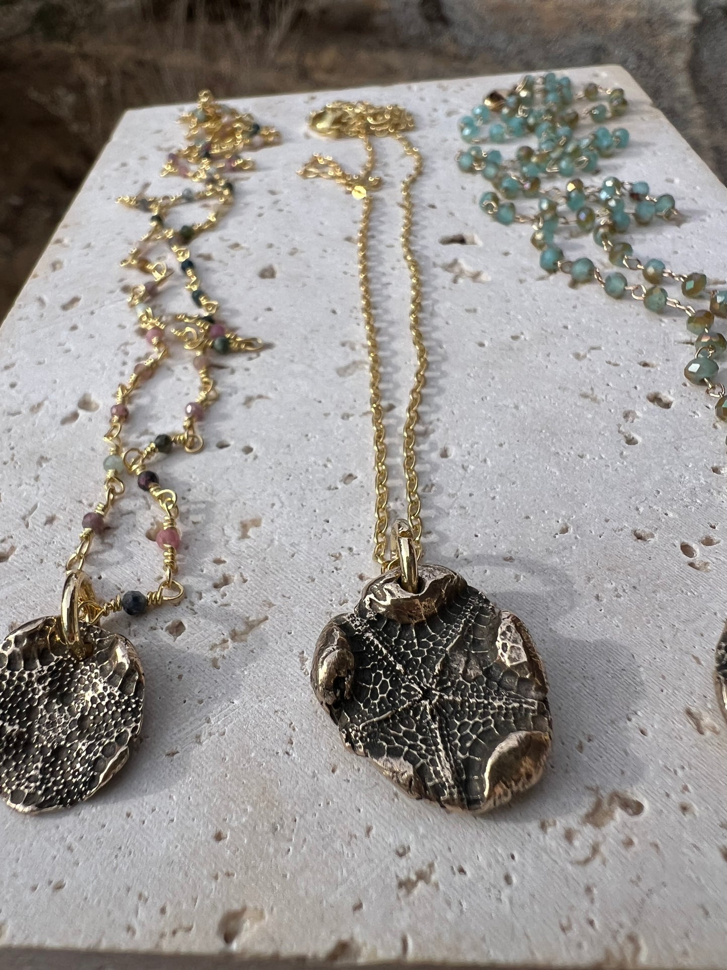 Starfish with Beaded Chains