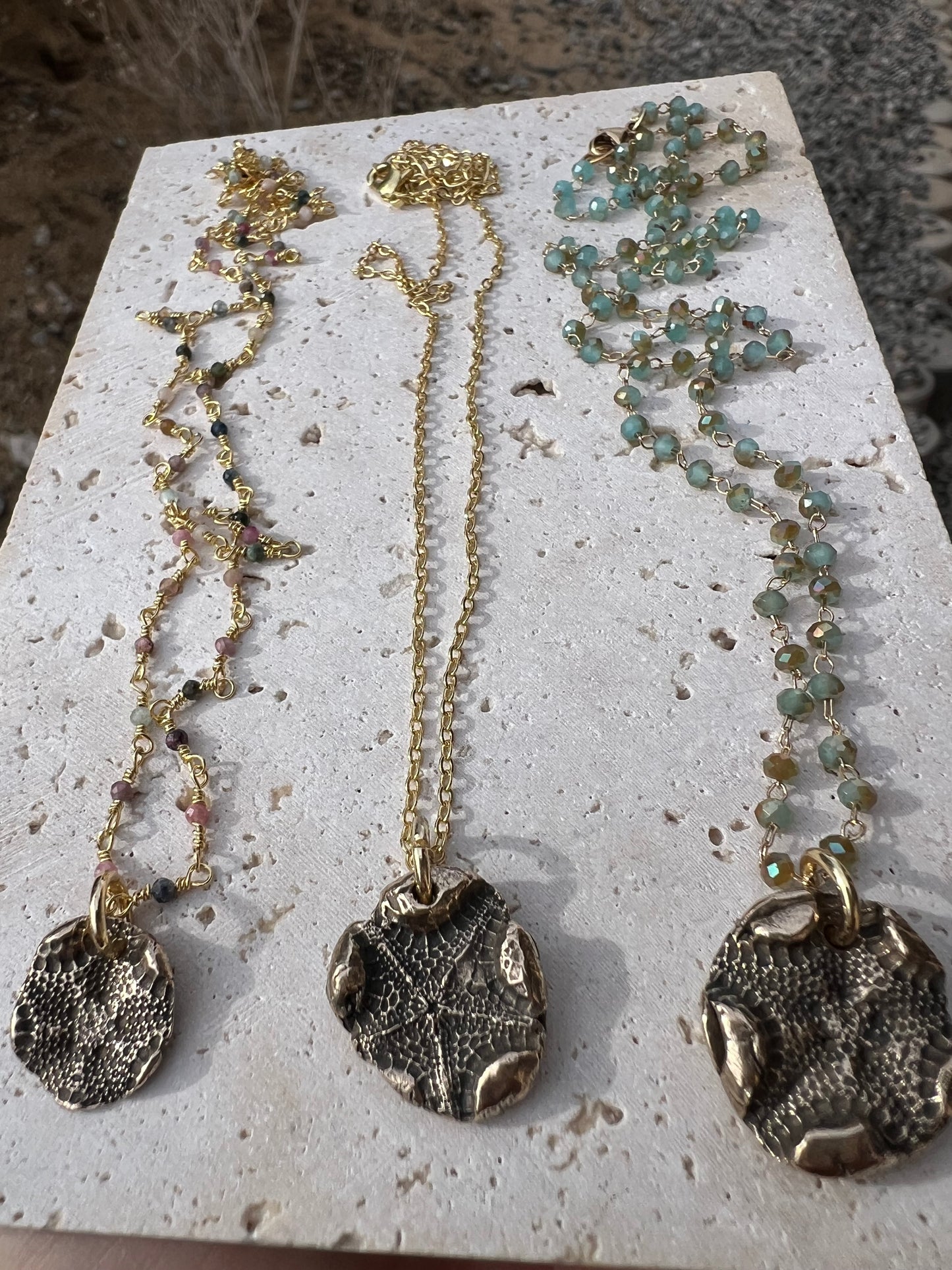 Starfish with Beaded Chains
