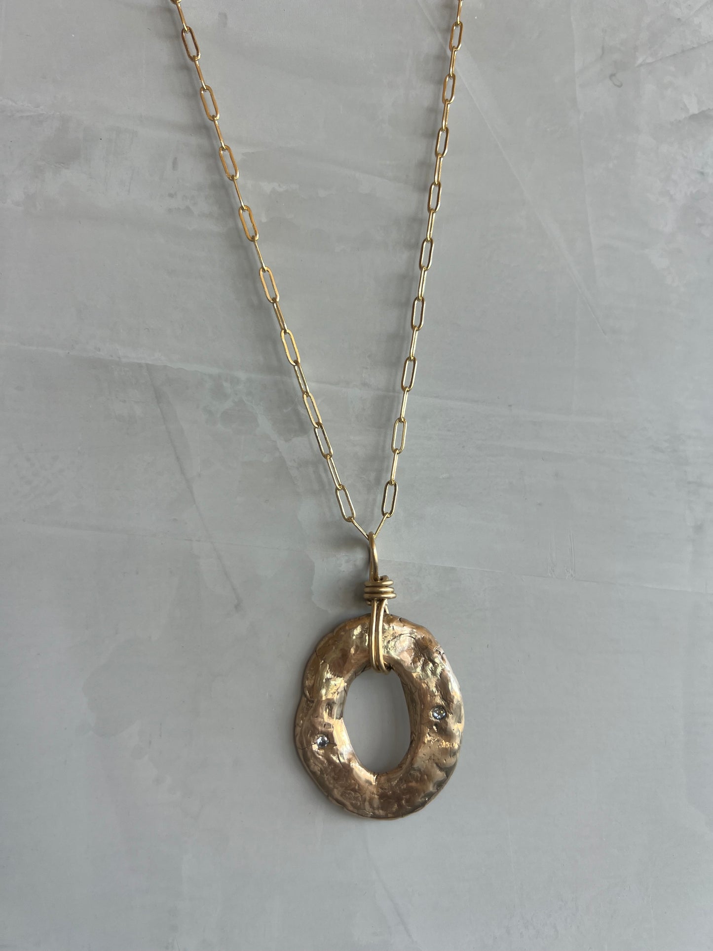 Bronze pendant 020