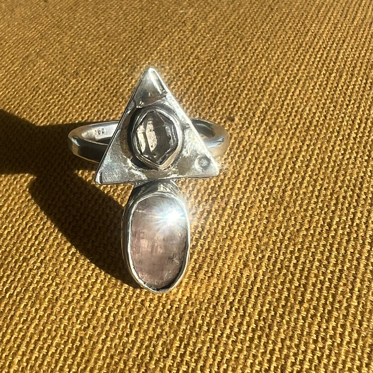 Pink Tourmaline Ring — size 8, OOAK