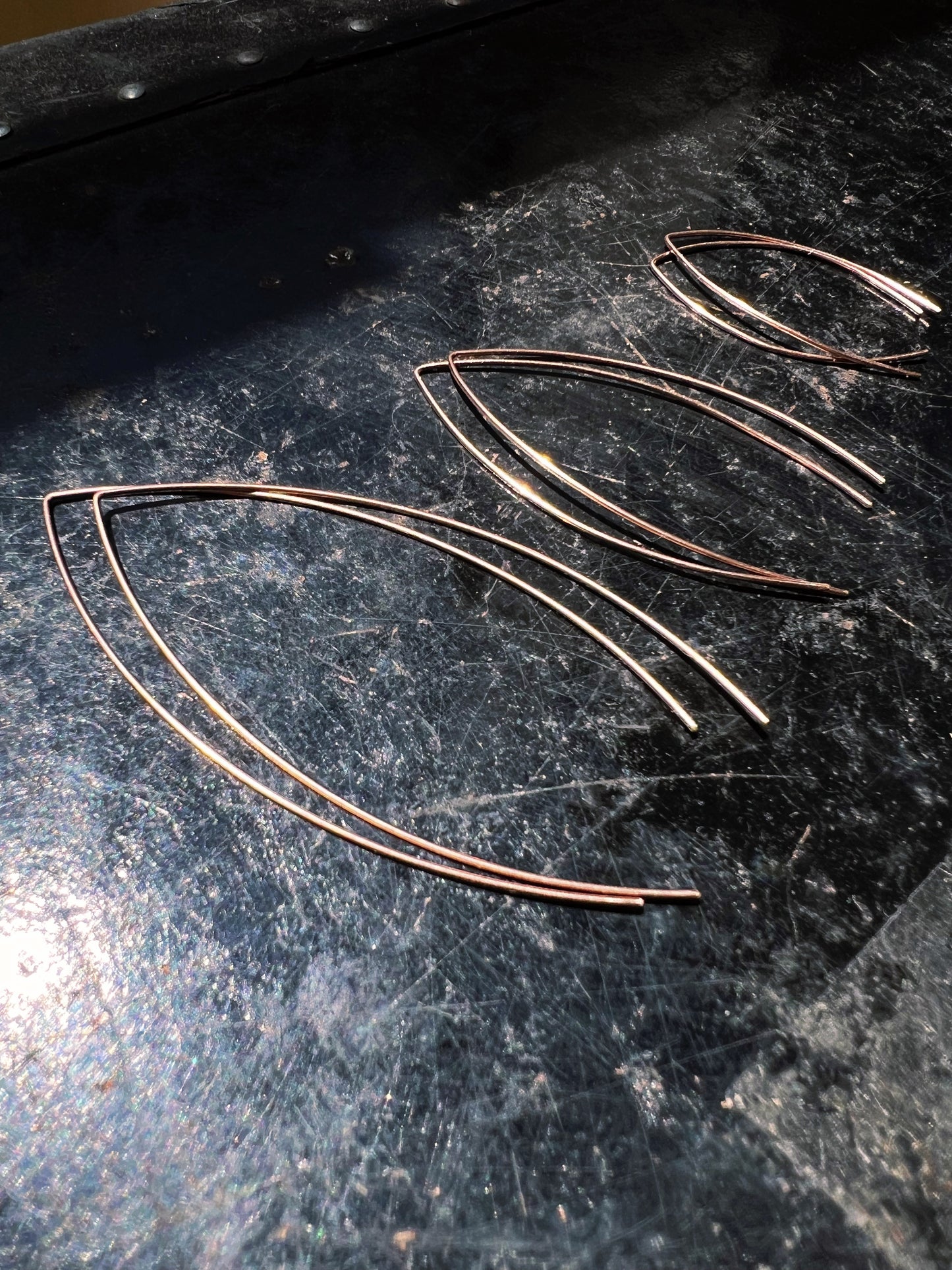 Rose Gold Earrings