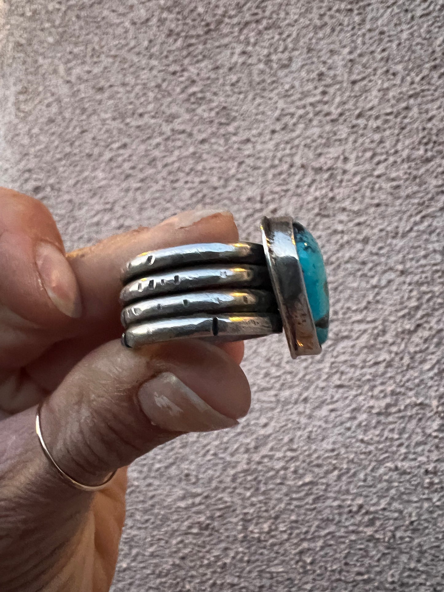 Turquoise Ring — size 8, OOAK