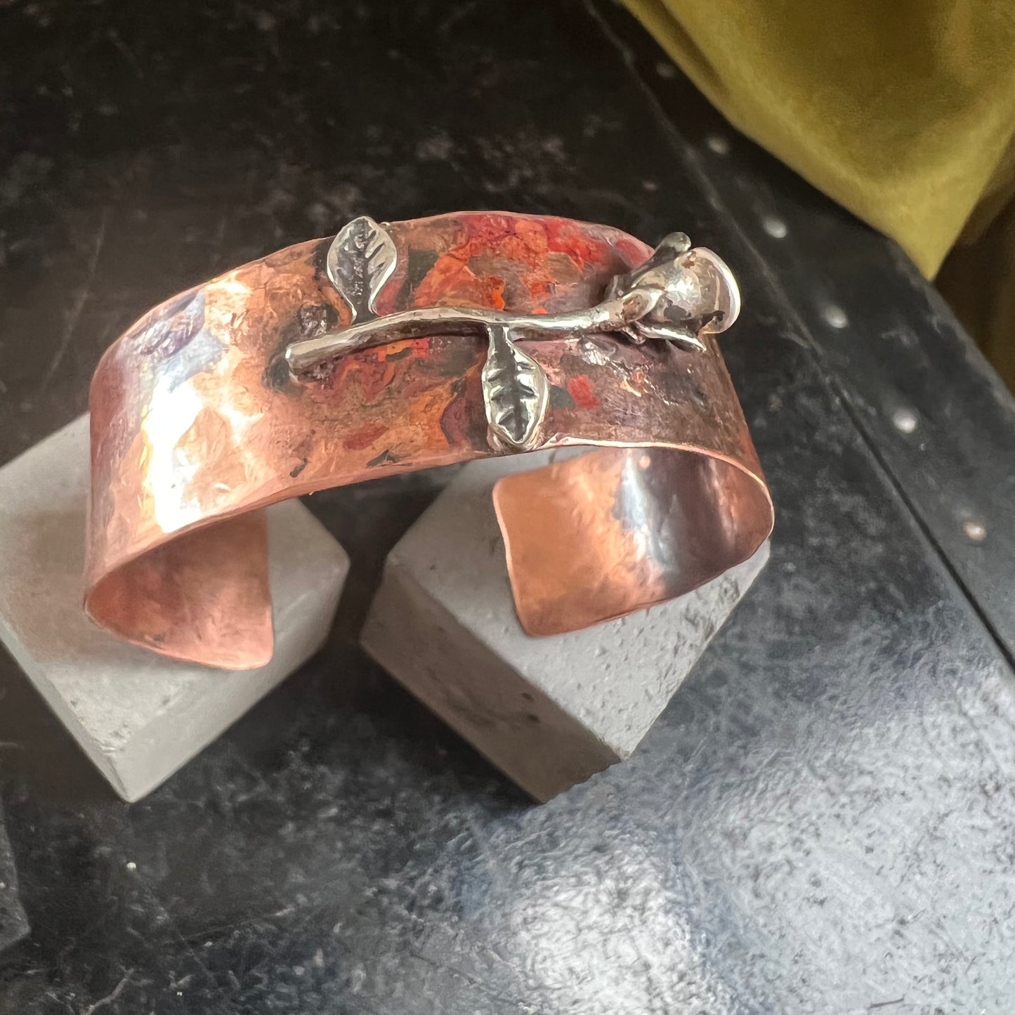 Copper Rose Cuff