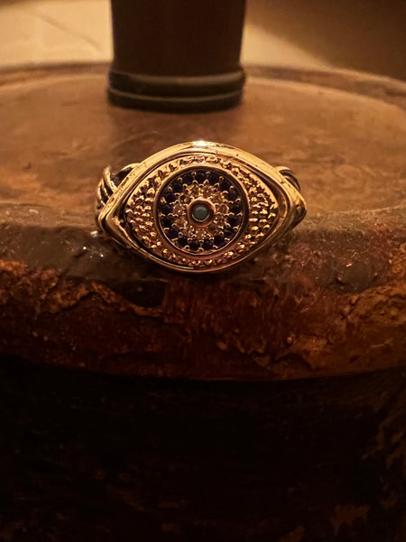 Evil Eye Ring — size 8