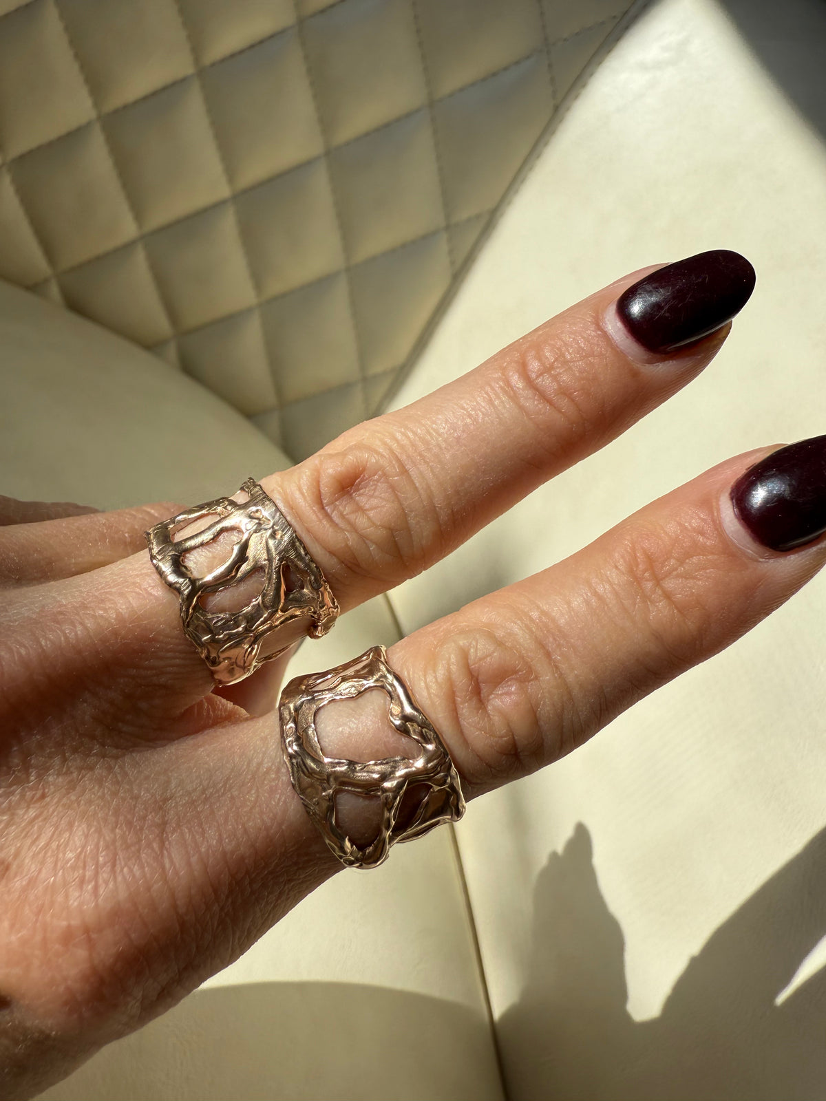 Sculptural Ring - Now in 14k Gold! - Made to order