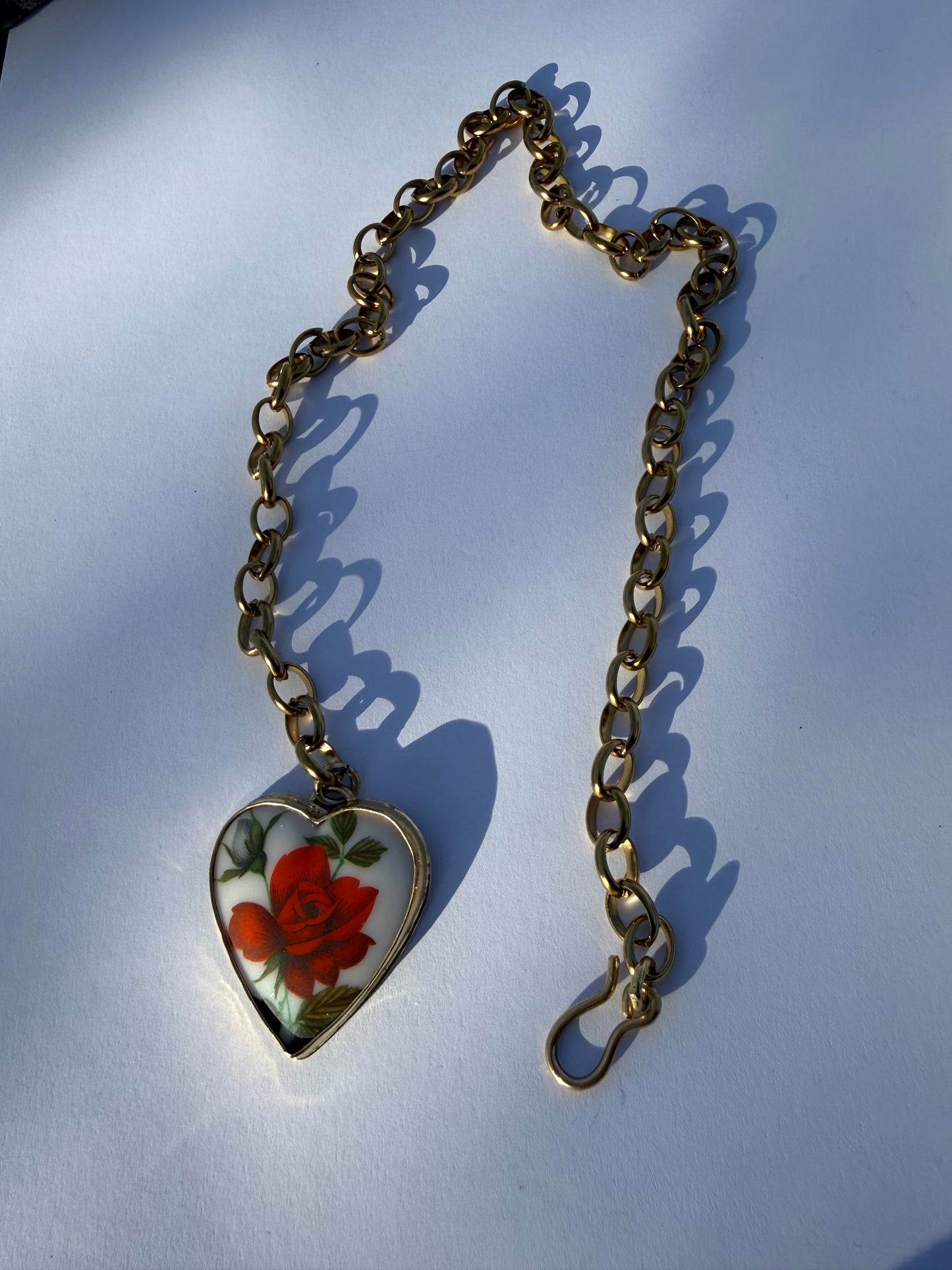 Rosy Heart Chain