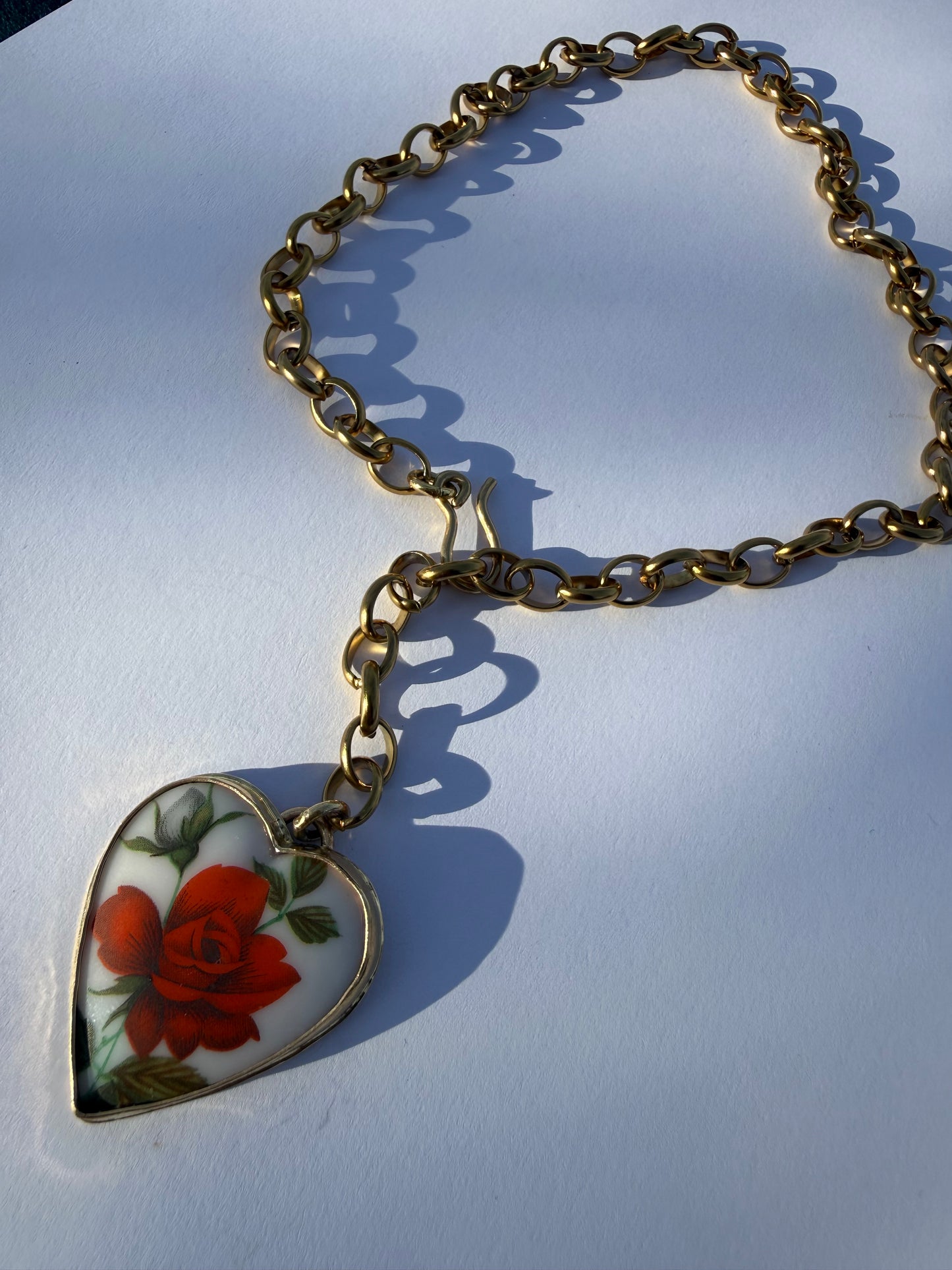 Rosy Heart Chain