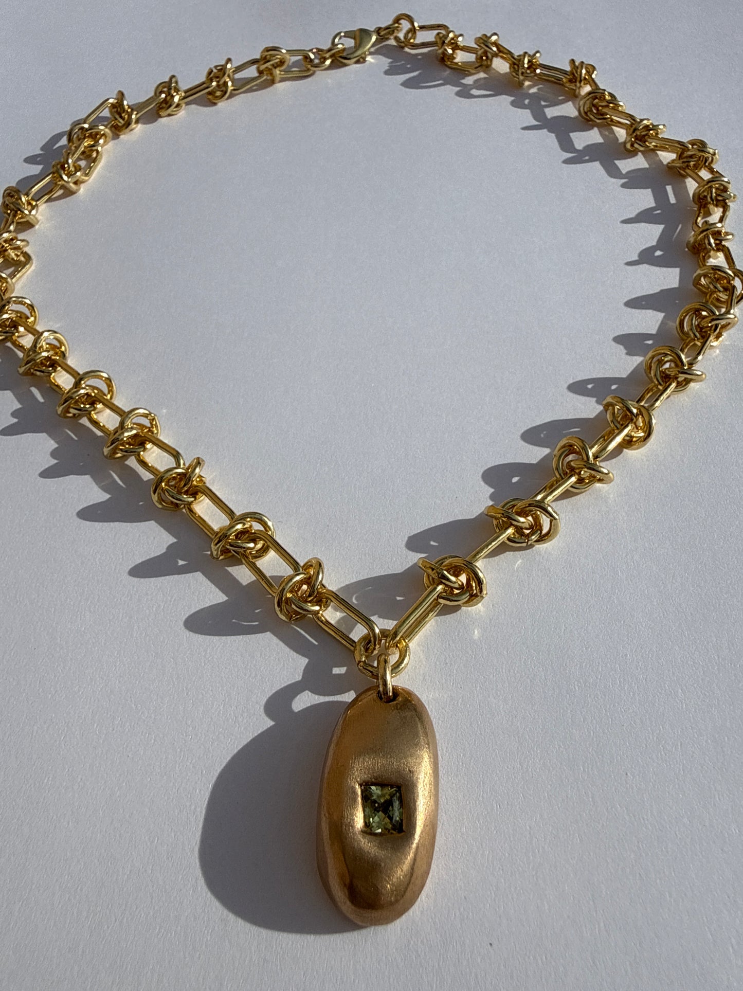 Gold & Green Necklace