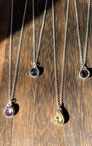 Pretty Drops of Color Necklaces