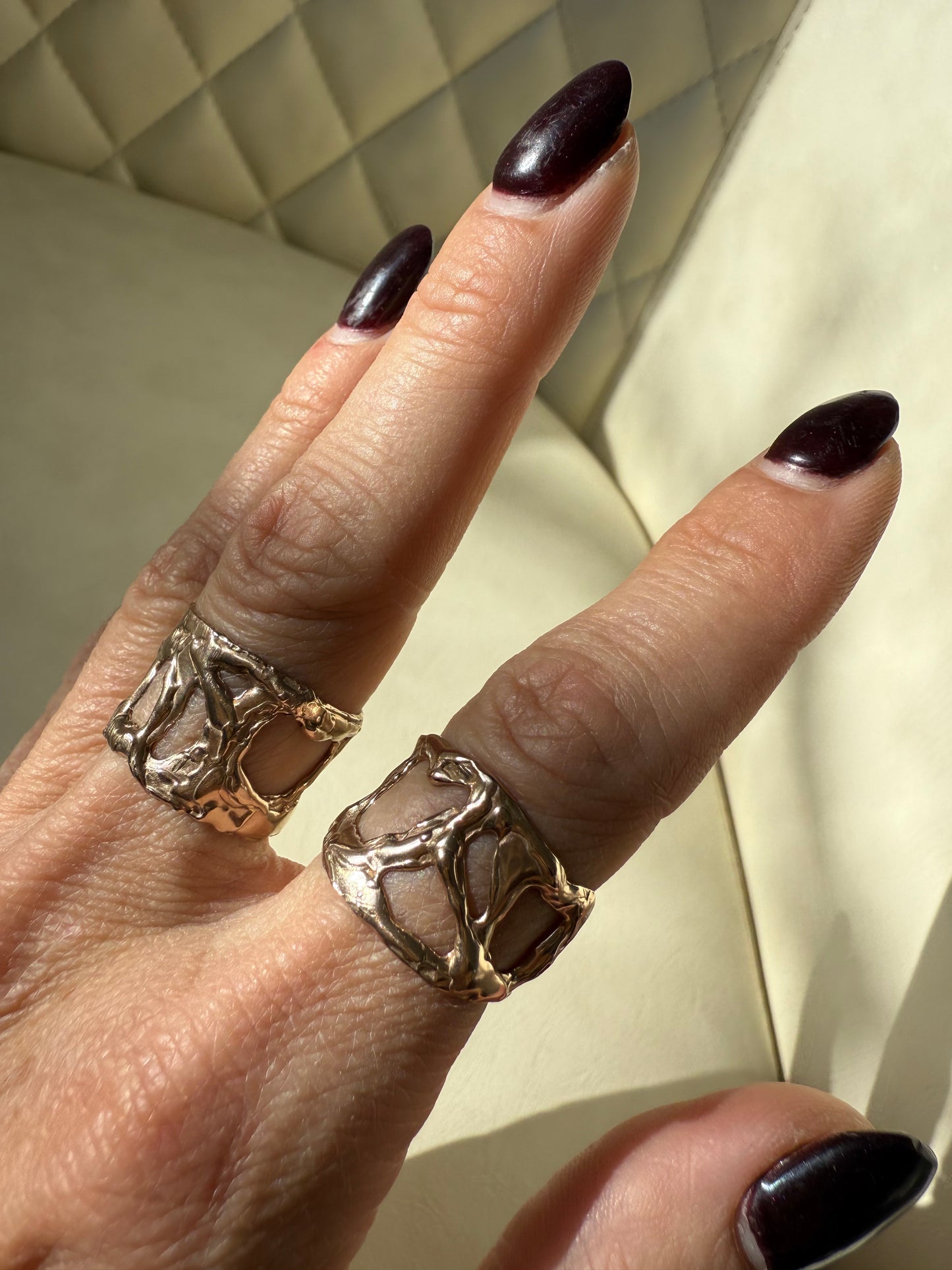 Sculptural Ring - Now in 14k Gold! - Made to order