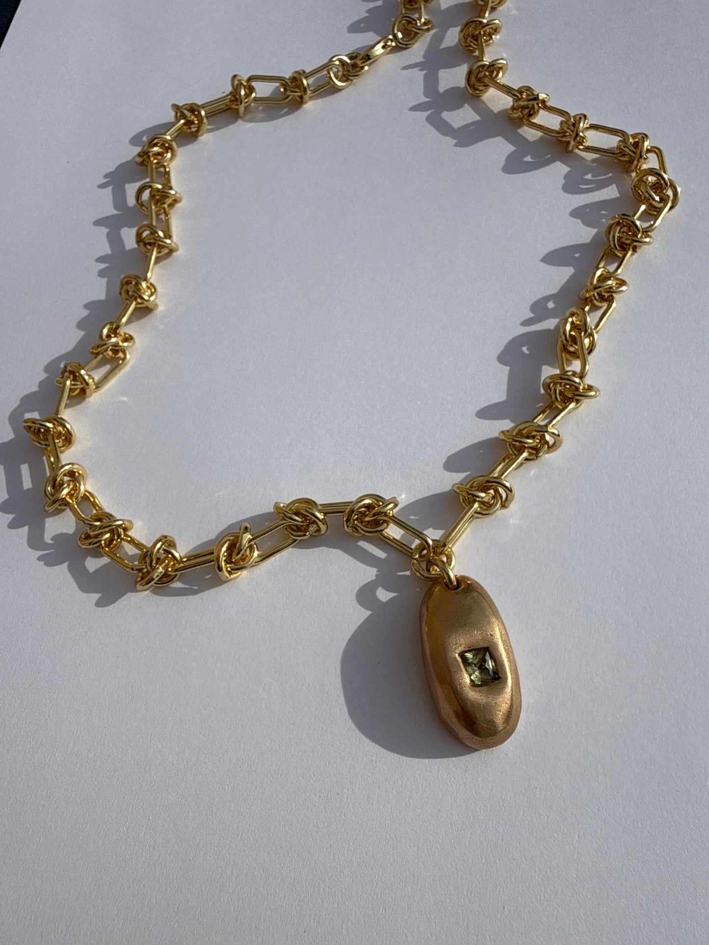Gold & Green Necklace