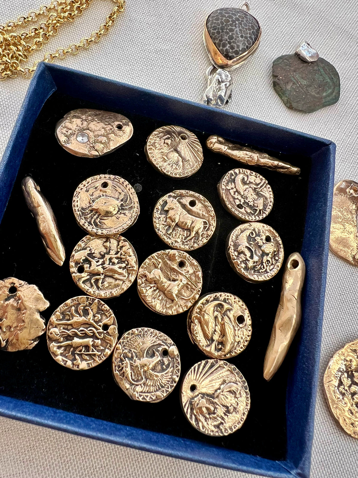 Zodiac charms