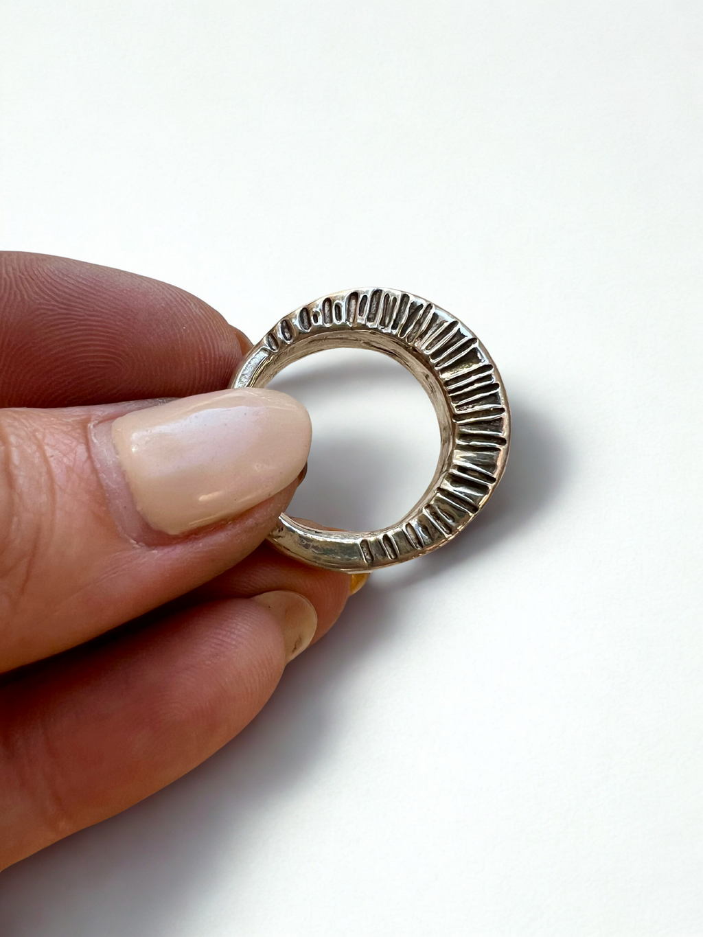 Size 7 Modern Sun Ring