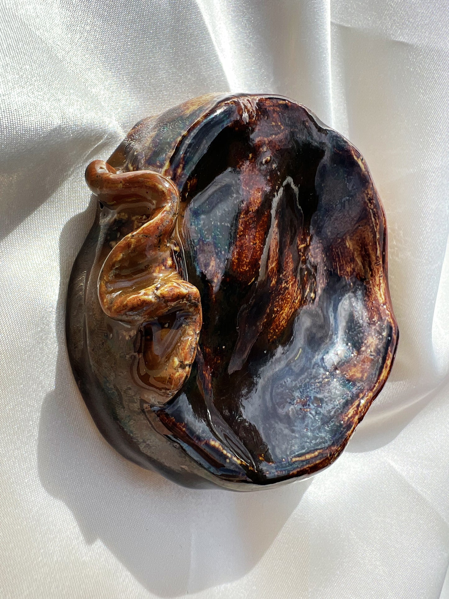 Snake Dish & Burnished Cup