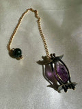 Amethyst Lantern Pendulum