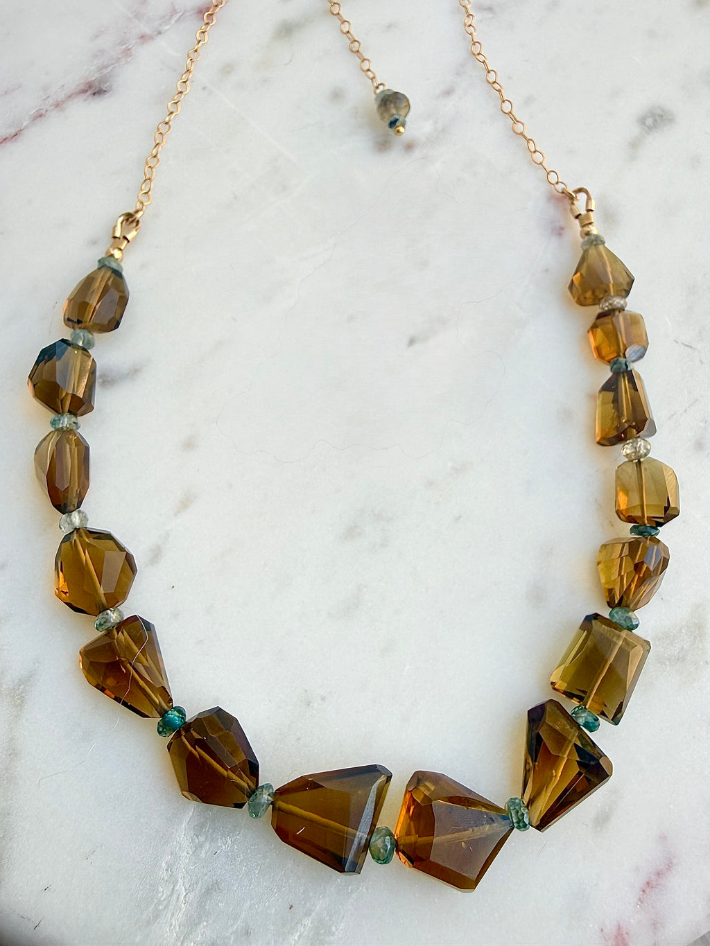 Whisky Quartz Necklace