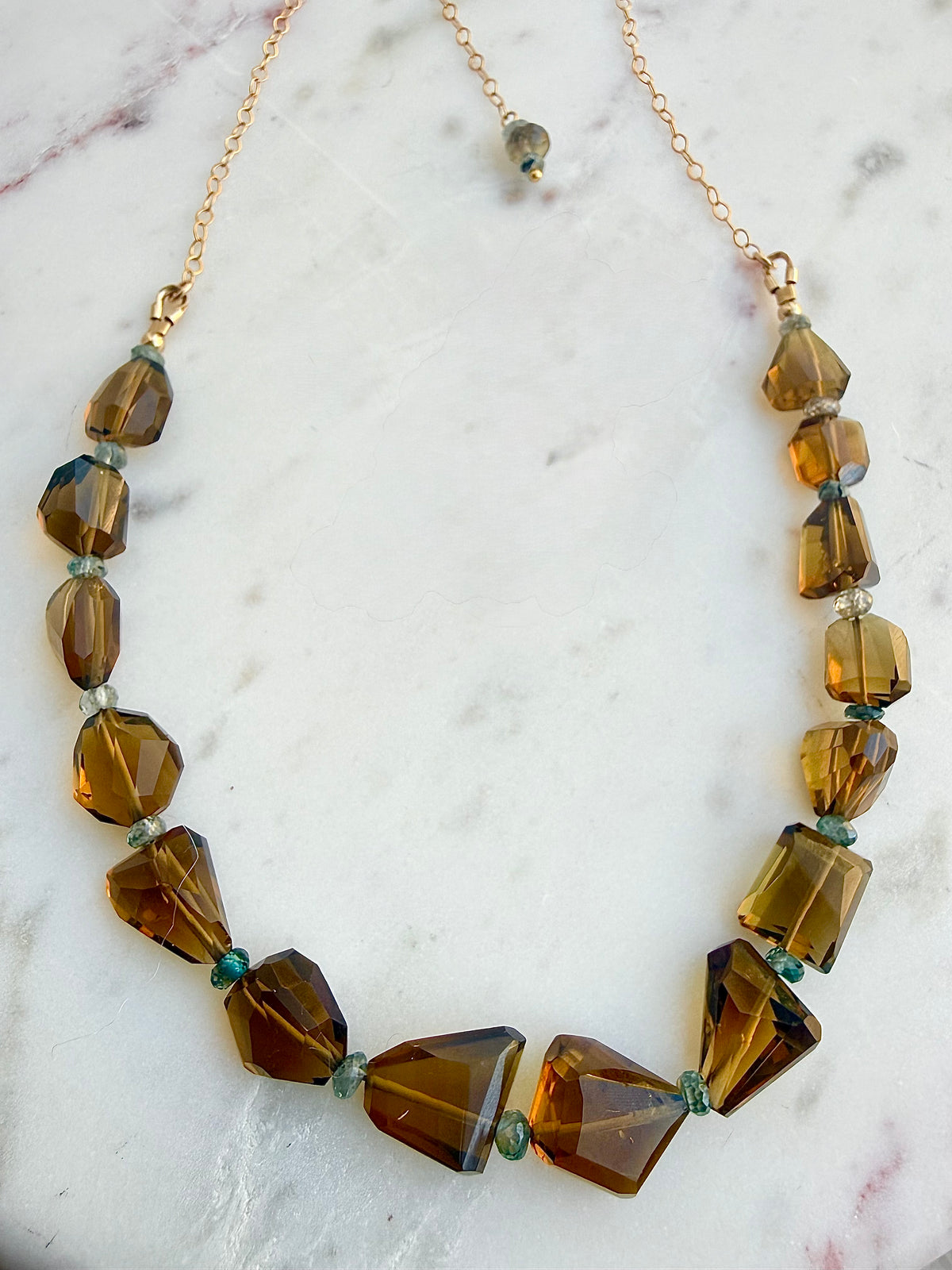 Whisky Quartz Necklace