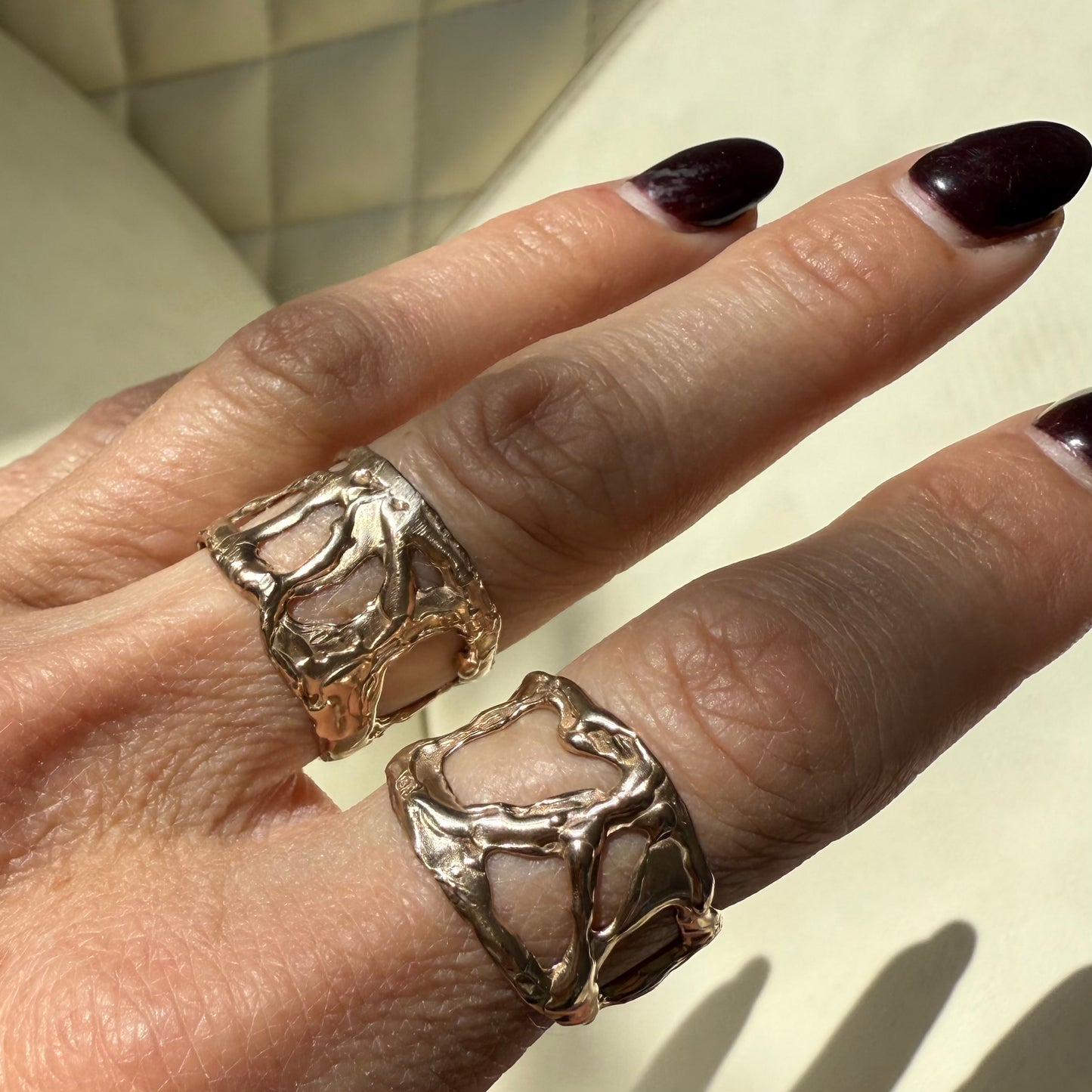 Sculptural Ring - Now in 14k Gold! - Made to order