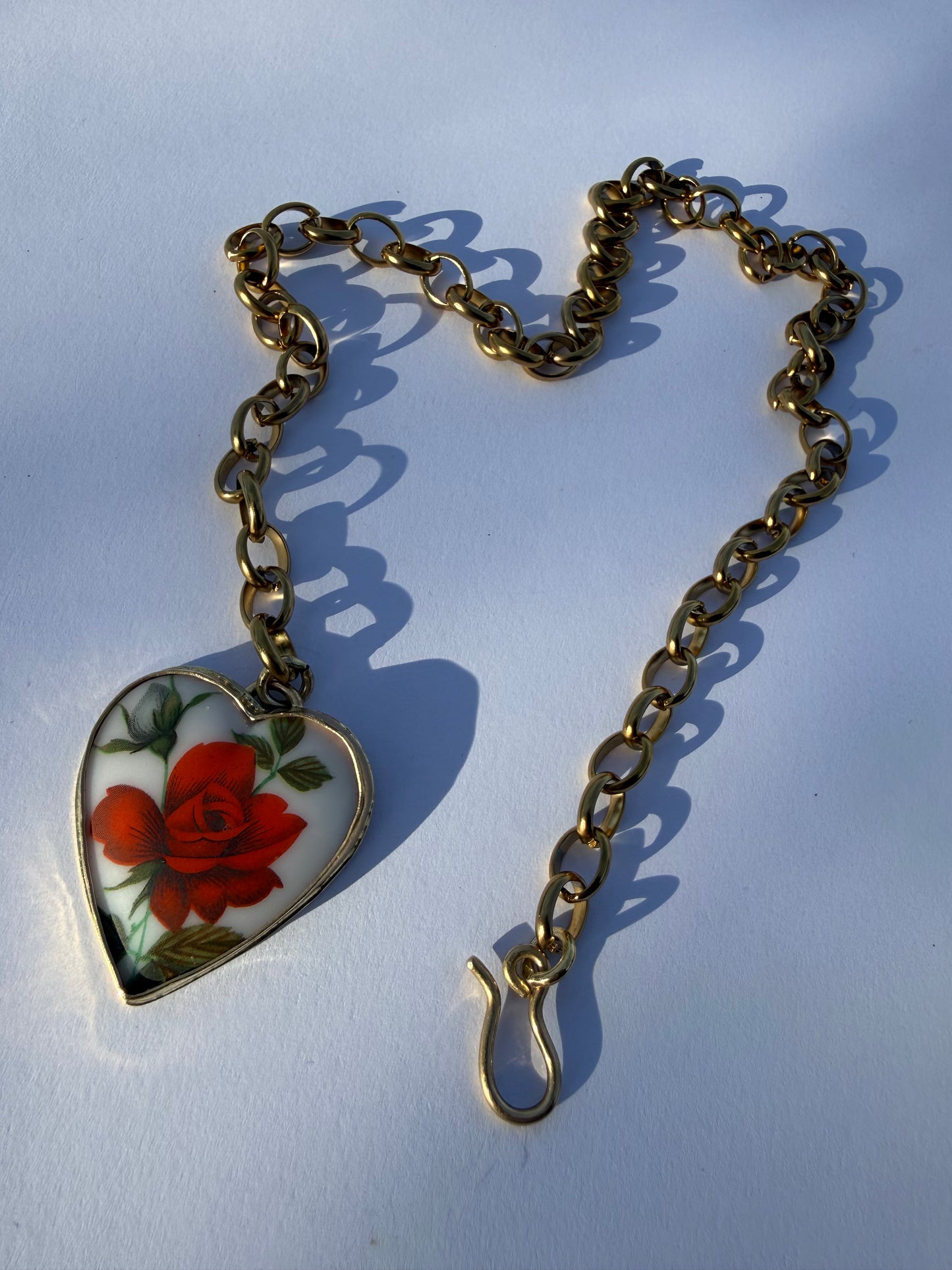 Rosy Heart Chain