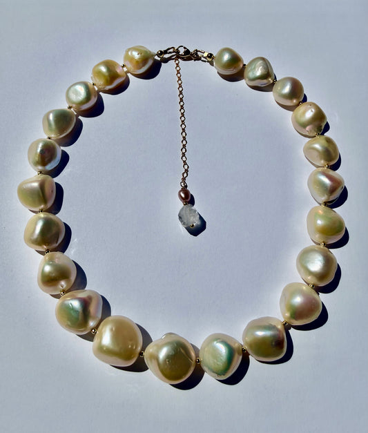 Baroque Pearl Collar