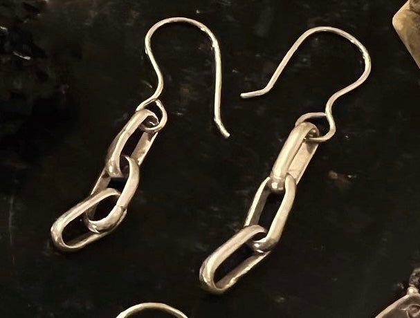 Small Paperclip Earrings