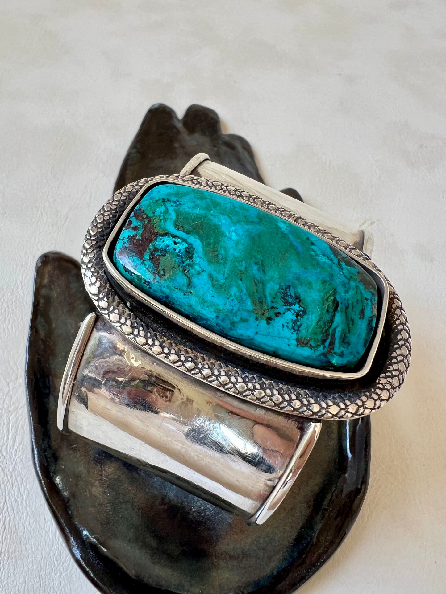 Chrysoprase Cuff