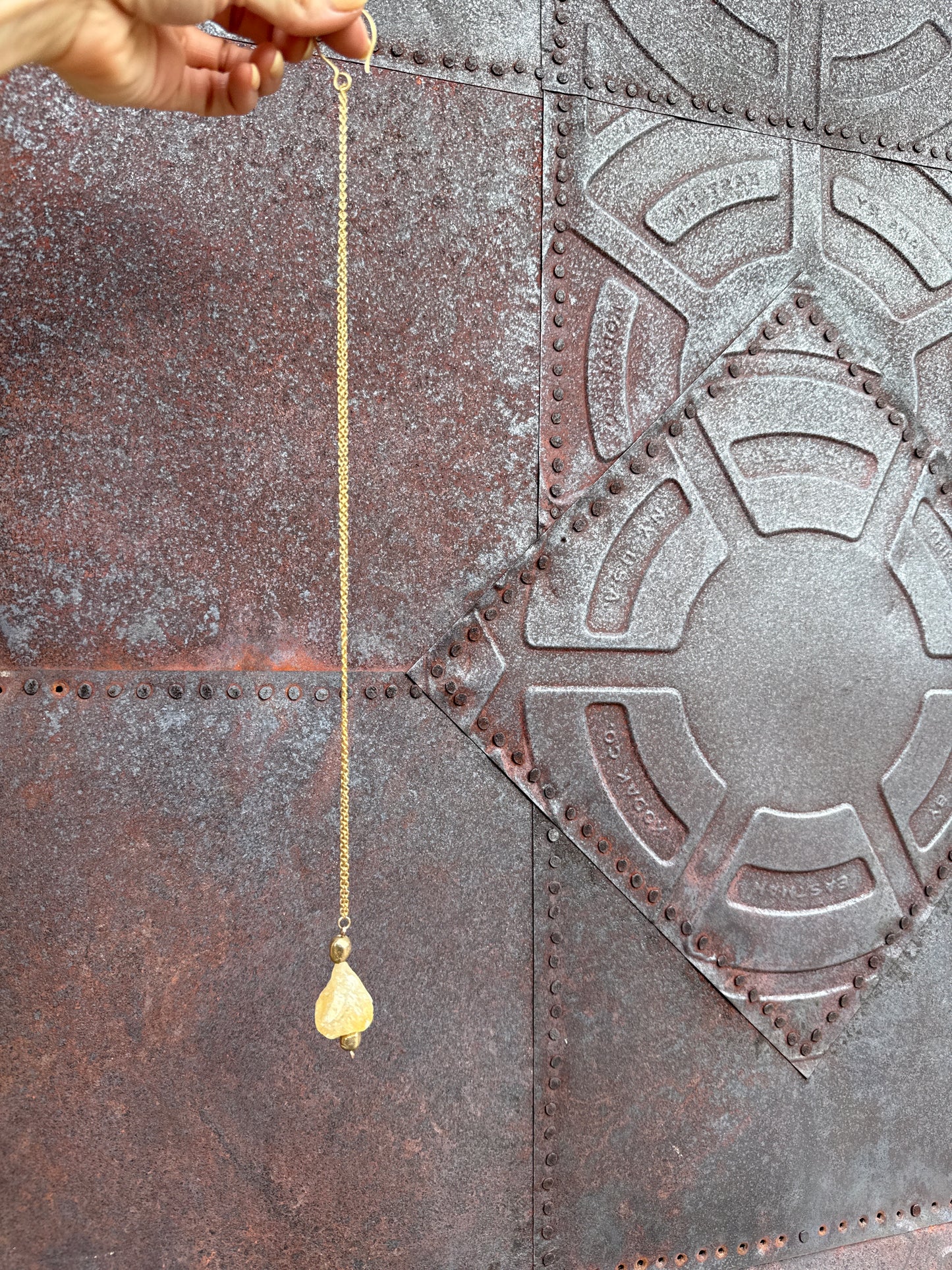 Citrine suncatchers