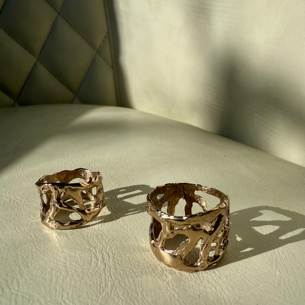 Sculptural Ring - Now in 14k Gold! - Made to order