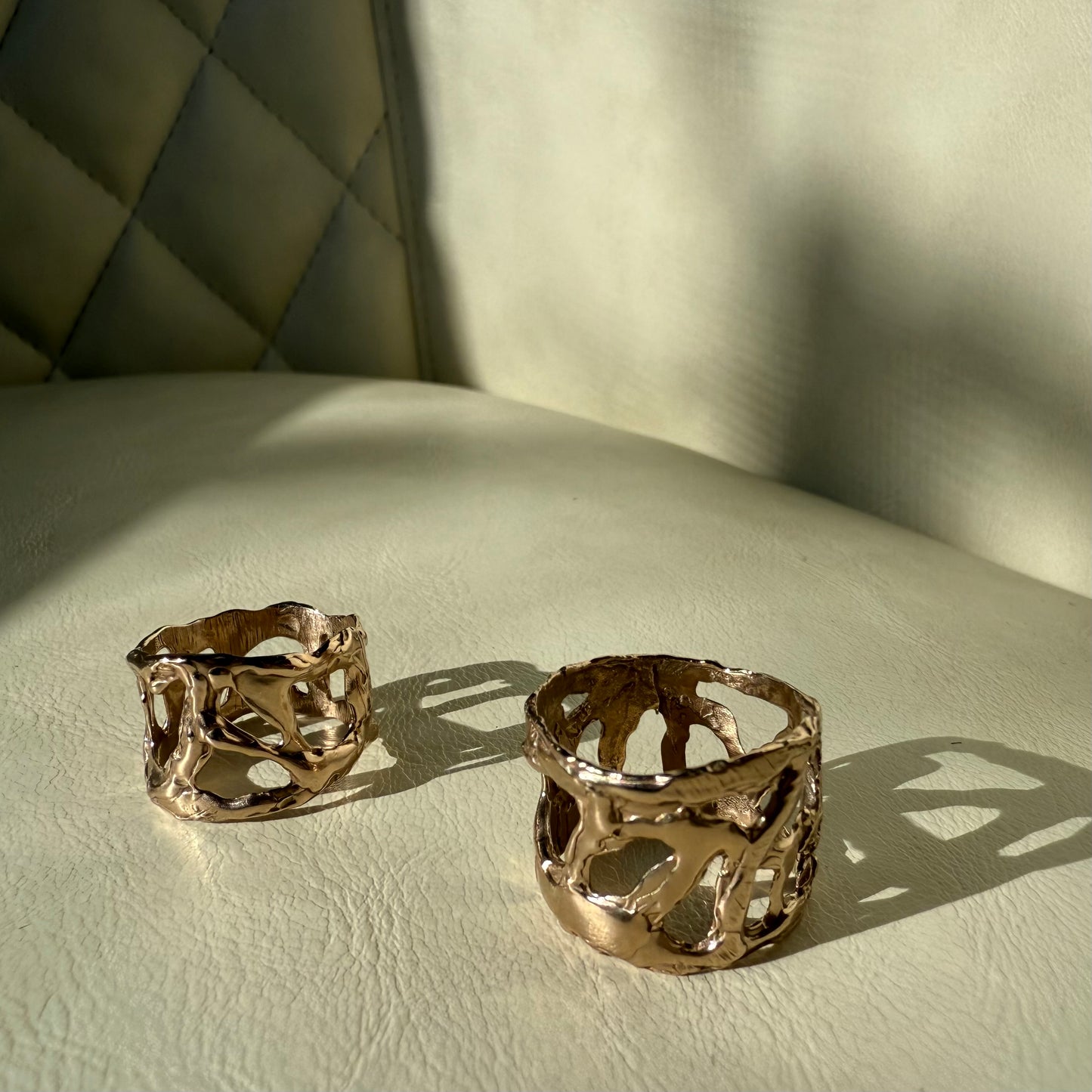 Sculptural Ring - Now in 14k Gold! - Made to order