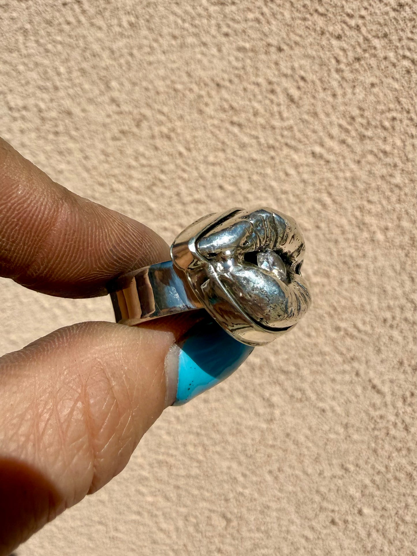 Oracle Kiss Ring — Silver