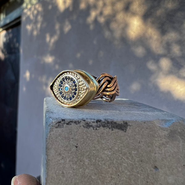 Evil Eye Ring — size 5