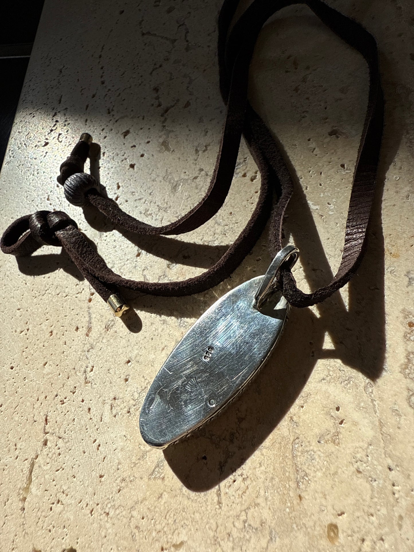 Death Valley Indian Paint Stone Necklace