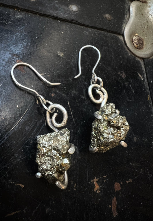 Pyrite Earrings