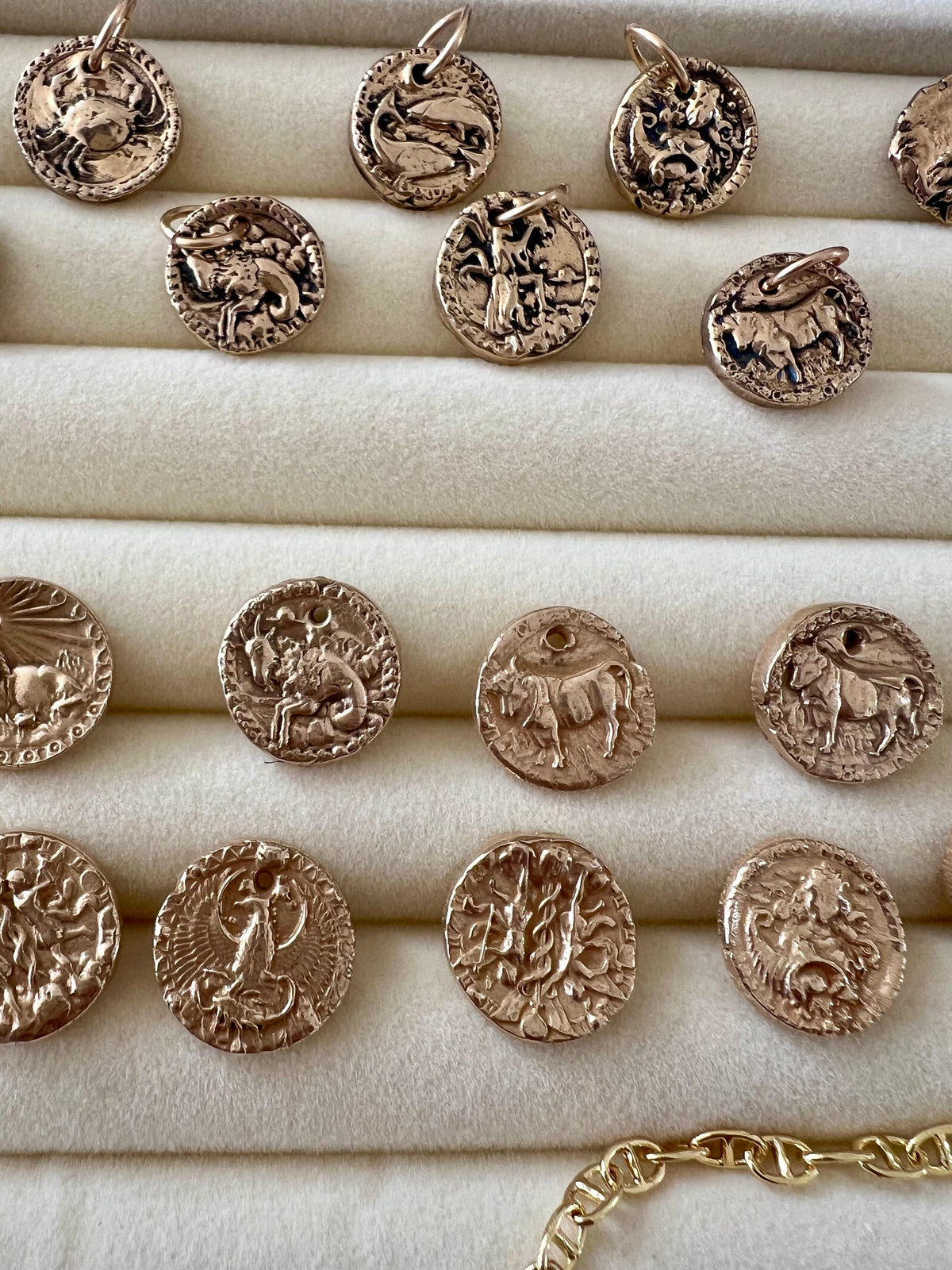 Zodiac charms