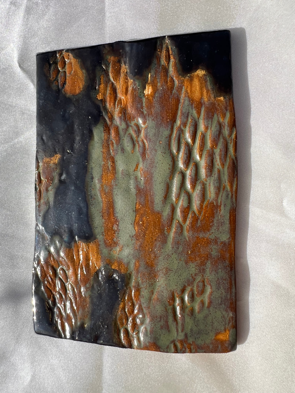 Ceramic Jewelry Dish/Coasters — Moss