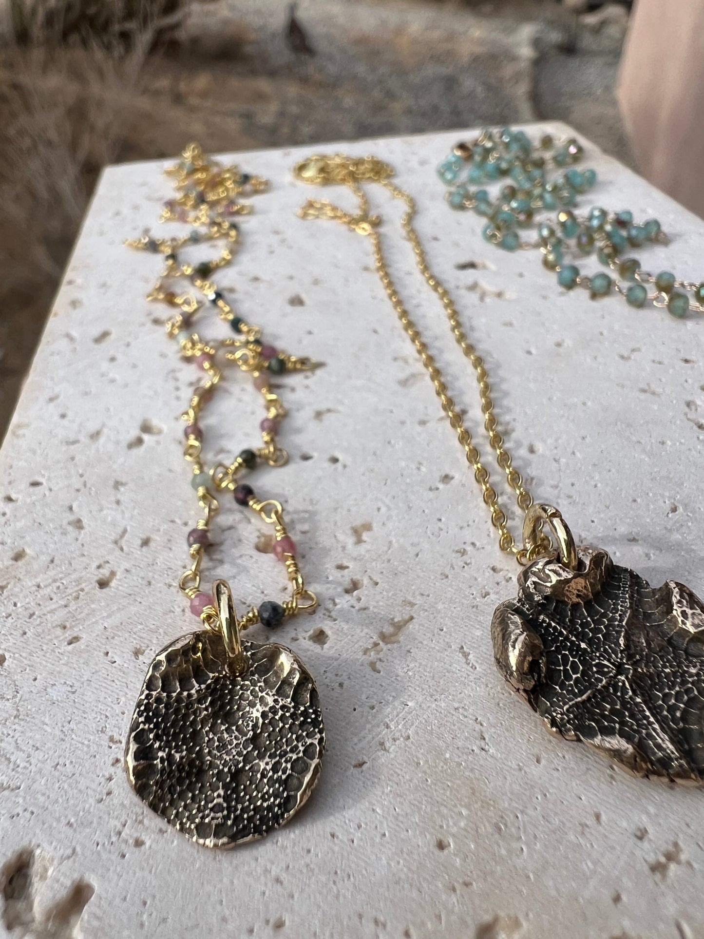 Starfish with Beaded Chains