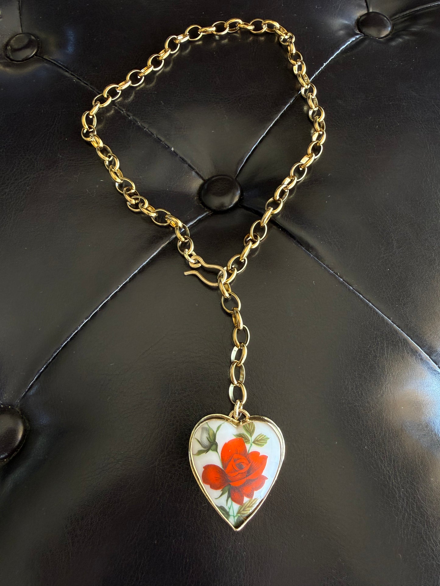 Rosy Heart Chain