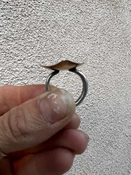 Mixed metal ring — size 6.5