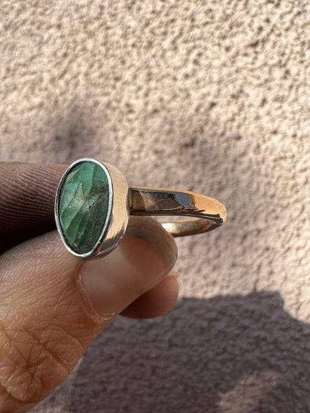 Brazilian Emerald ring — size 6.5