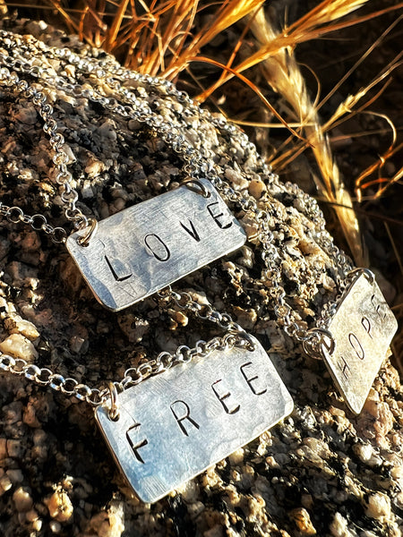 Stamped Inspirational Necklace