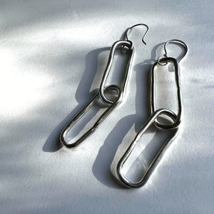 Chunky Paperclip Earrings