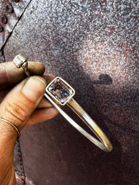 Citrine & Amethyst Bangle