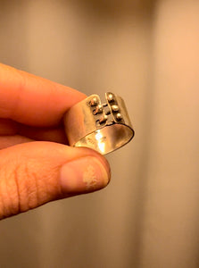 Brutalist ring — made to order