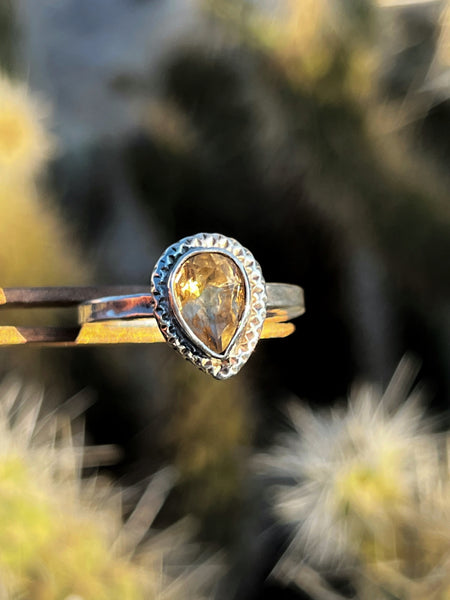 Lemon Citrine Ring — 7