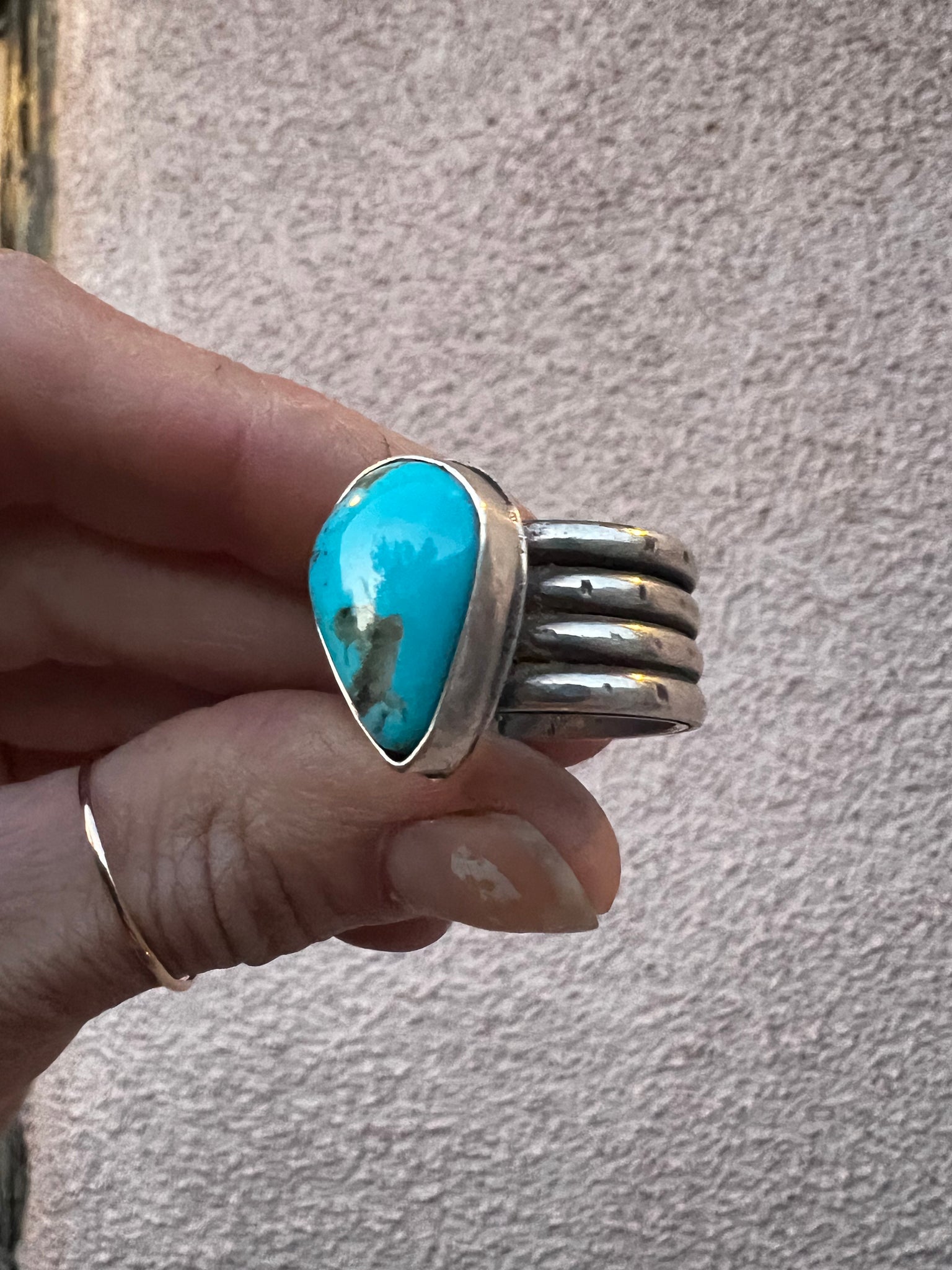 Turquoise Ring — size 8, OOAK