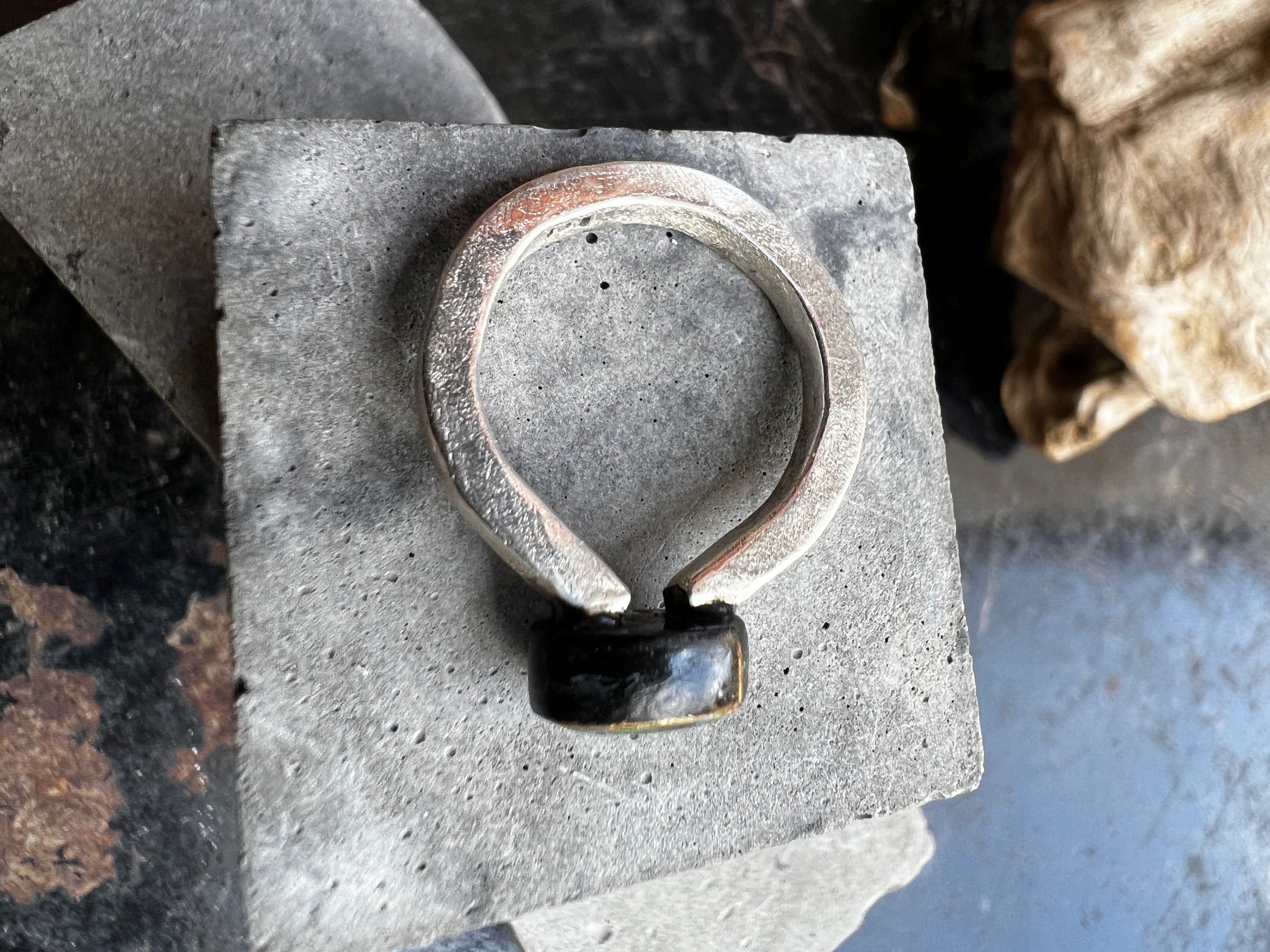 Peridot Avant-Garde Ring — sz 5