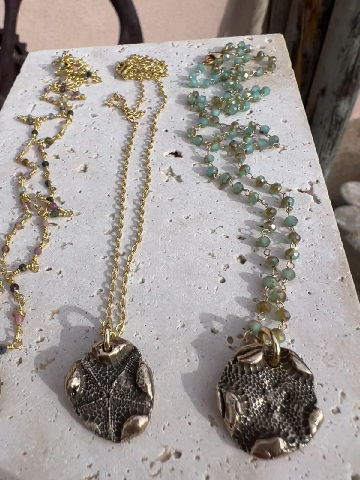Starfish with Beaded Chains