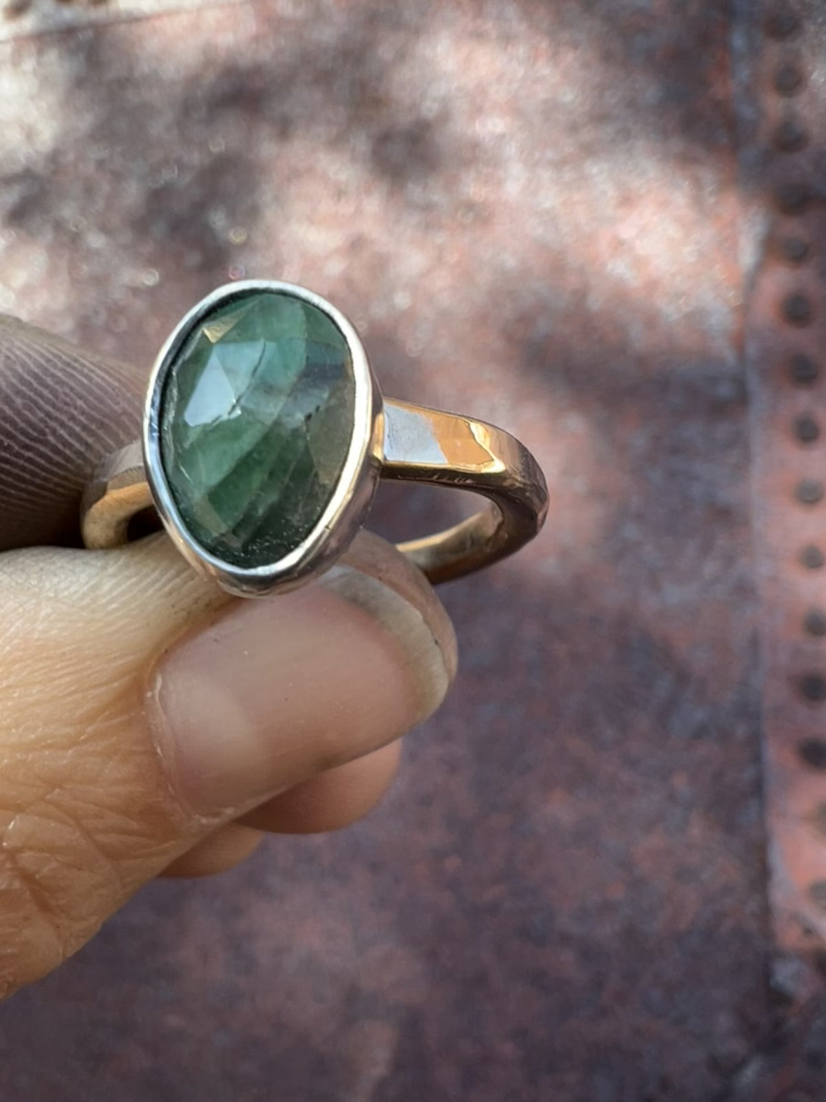 Brazilian Emerald ring — size 6.5